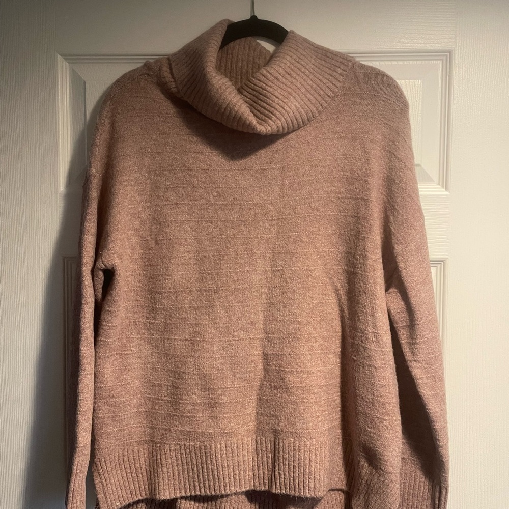 Old Navy Soft Mauve Cowl Neck Sweater
